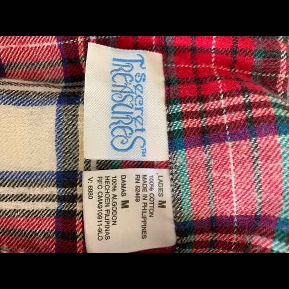 Vintage Plaid Flannel Dress - Picture 8 of 8
